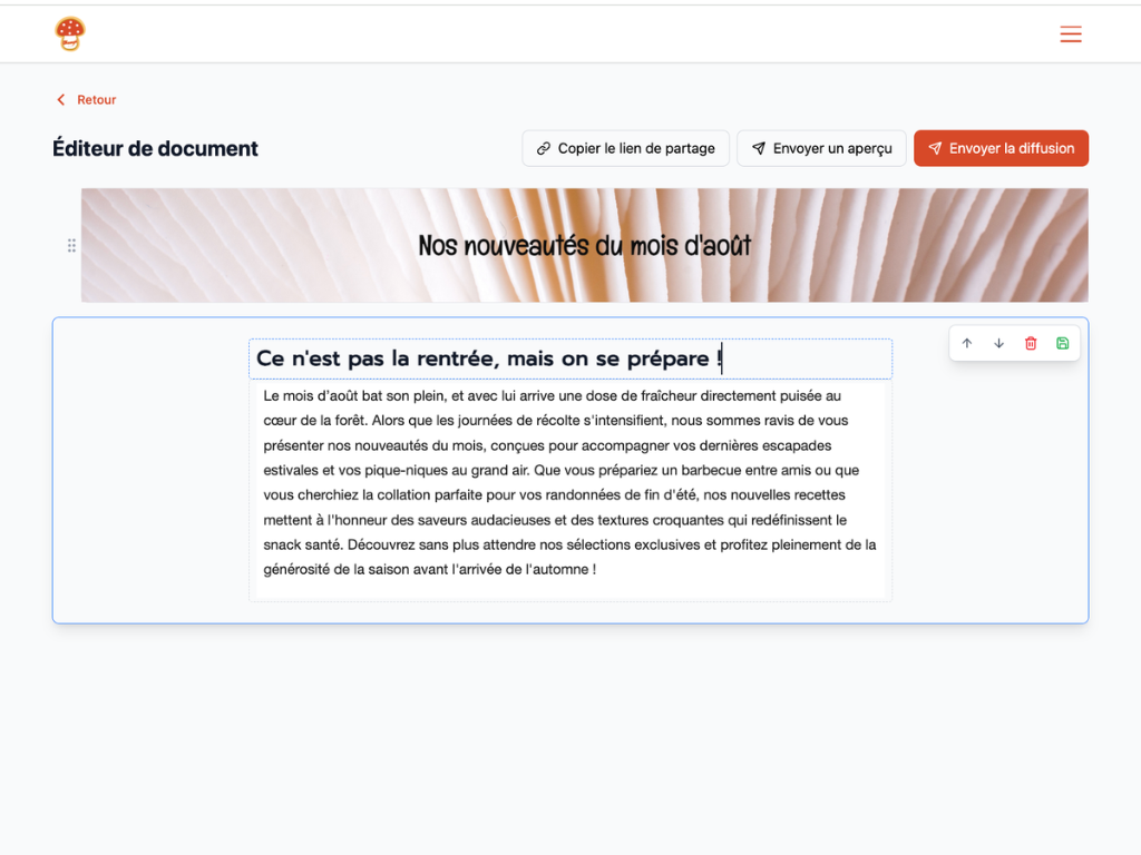Courriels marketing Parle : envoyez des campagnes et des sequences automatisees a vos contacts